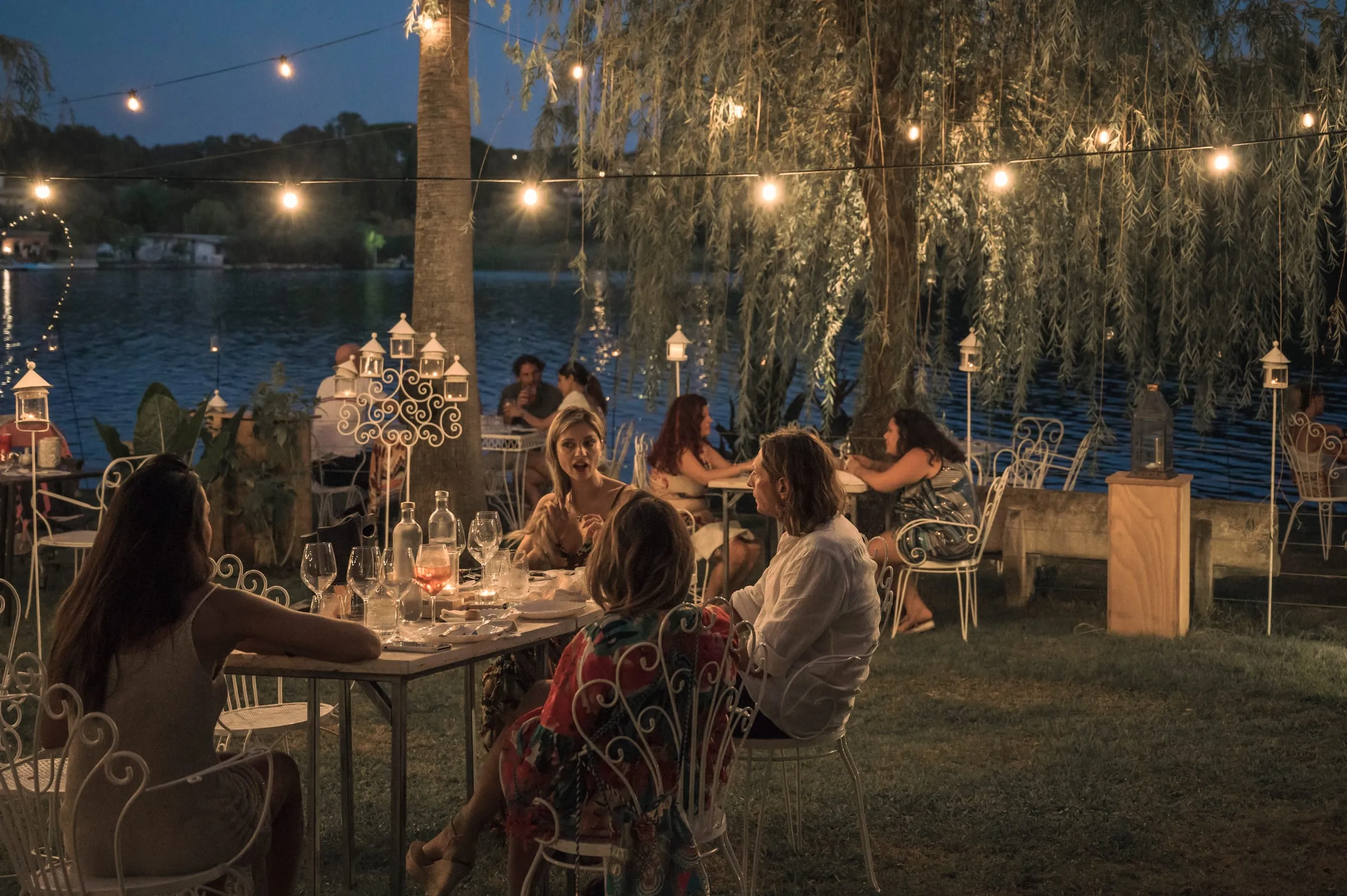 Cena ed evento privato nel giardino tropicale