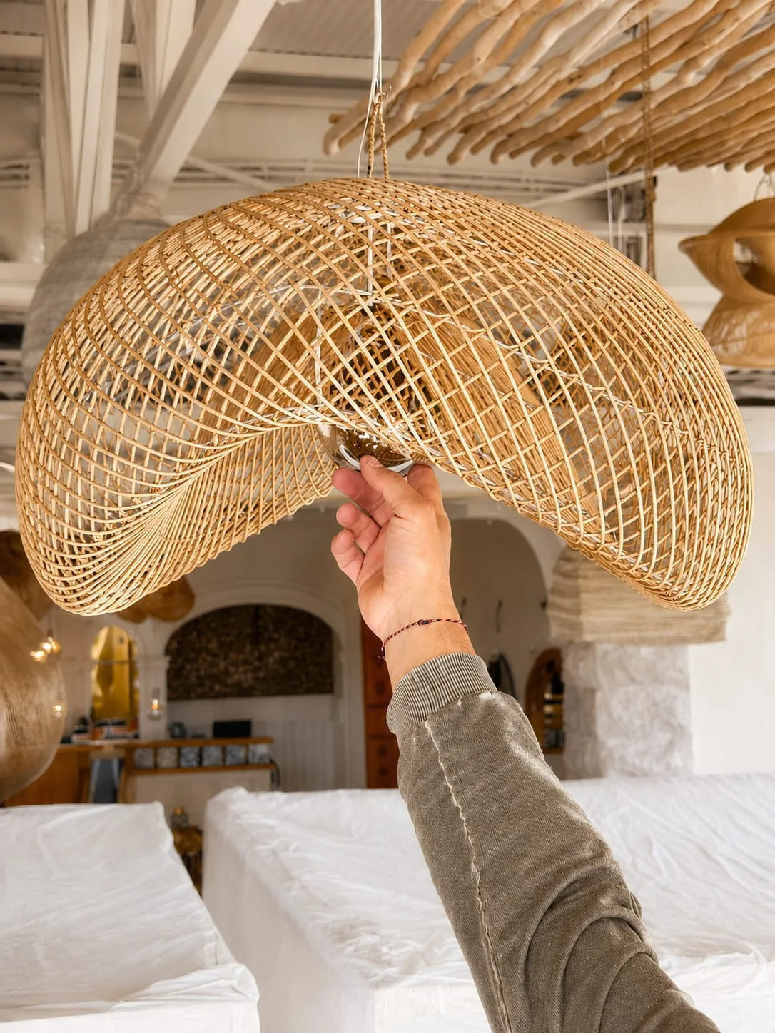 Detail of handcrafted furniture and objects